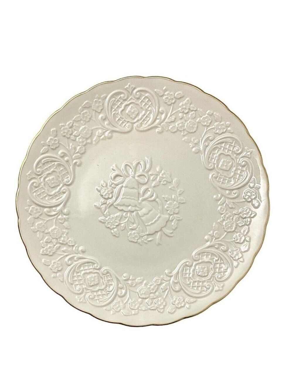 Lenox Marriage Plate Lenox Promise Collection Wedding Plate 24k Gold Trim NIB